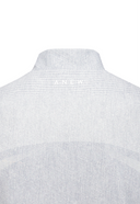 Men's Mock Neck Short Sleeve T-Shirt - Light Grey