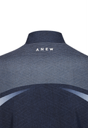 Men's Mock Neck Short Sleeve T-Shirt - Navy