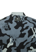 Men's Camo Pattern Short T-Shirt - Black