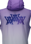 Men's Gradation Hooded Vest - Purple