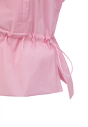 Women's Mid Length Hooded Jacket - Pink