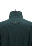 Women's Mid Length Hight Neck Jacket - Dark Green