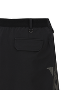 Women's Out Pocket H Line Skirt - Black