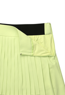 Women's  Pleated Wrap Skirt - Lime