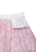 Women's Paisley Flare Skirt - Hot Pink