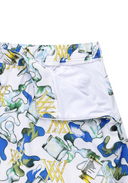 Women's Abstract Volume Flare Skirt - White