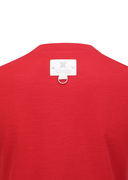 Women's Solid Round Short Sleeve T-Shirt - Red