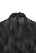 Women's Mosaic Back Zip T-Shirt - Black