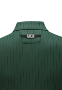 Women's Solid Back Zip T-Shirt - Dark Green
