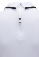 [Signature] Women's Mesh Hybrid Long T-Shirt - White