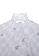 Men's Check Pattern Jacket - Light Grey