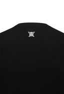 Men's Line Point Round Sweater - Black