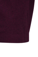 Men's SP Cashmere Round Sweater - Wine