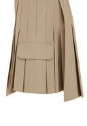 Women's Over Pleated Half Pants - Beige