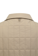 Women's Short Sleeve Jacket - Dark Beige