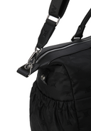 Unisex Pocket Boston Bag - Black