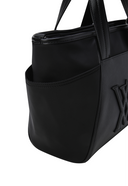 Unisex Two Tone Tote Bag - Black