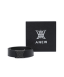 Women's Logo Ring Belt - Black