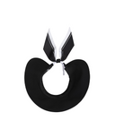 Women's Scarf Bonnet Visor - Black