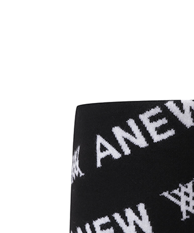 Lettering Neck Warmer - Black