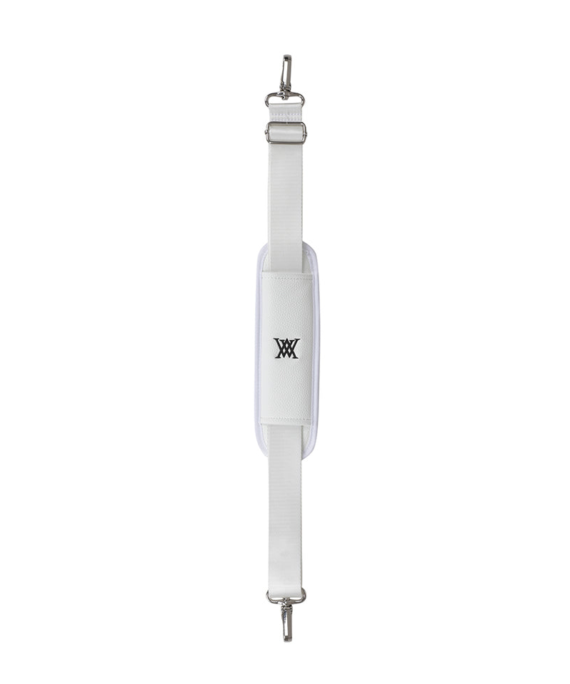 ANEW Golf Uni Monogram Pattern Half Bag - White