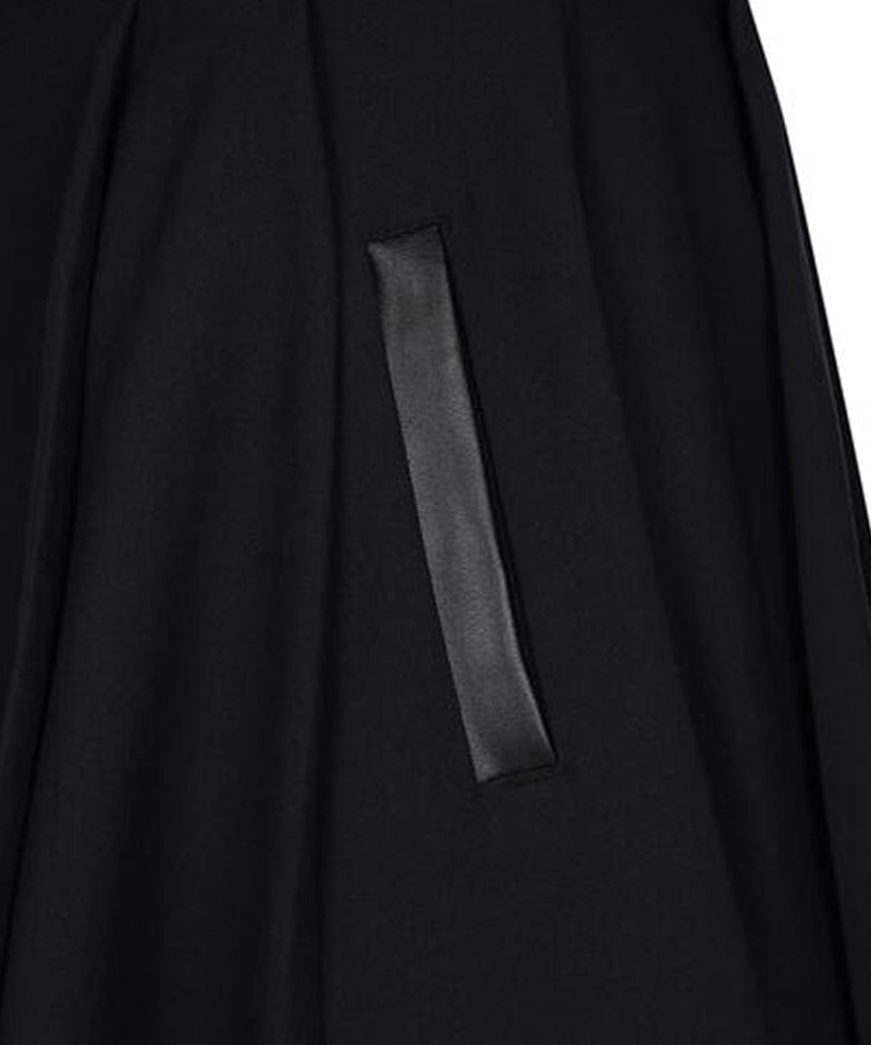 【ANEW GOLF】\tW LEATHER MIXED ONEPIECE / 追跡付 Women's Leather Mixed One-Piece - Black – Anew Golf USA