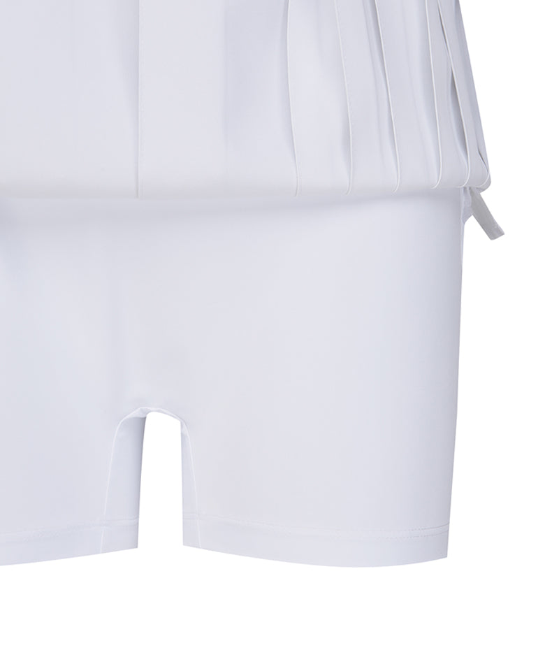 ANEW Golf Women's SP Essential Pleated Skirt - White – Anew Golf USA