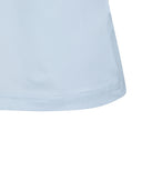 Women's Back Ventilation Logo Tape Point Long T-Shirt - S/Blue