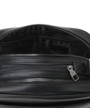 Unisex 3Way Zipper Pouch Bag - Black