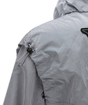 Women's Shirring Point MA-1 Jacket - Gray