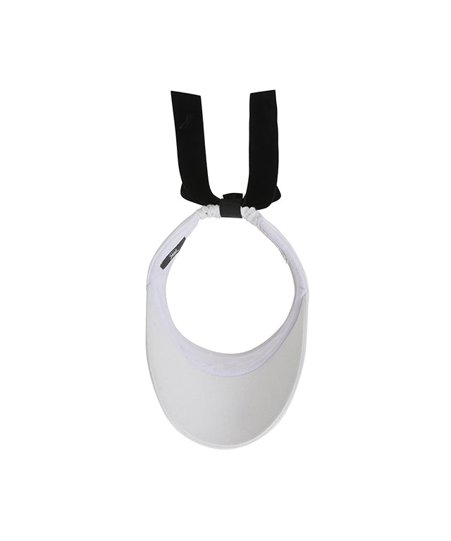 Volume Logo Winter Visor Women's- White