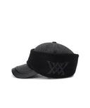 Uni Fabric Mix Earband Cap - Dark Grey