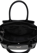Women's Two Tone Tote Bag - Black