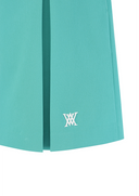 Women's Pleated Half Pants - Aqua Blue