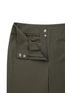 Women's Semi Boot Cut Pants - Dark Khaki
