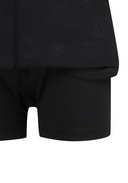 Women's Logo Embo A Line Skirt - Black
