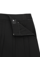 Women's Pleated Skirt - Black
