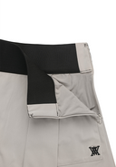Women's Banded Flare Skirt - Light Beige