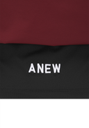 Women's Faux Layered T-Shirt - Burgundy