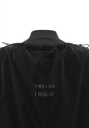 Women's Woven Mix Layered T-Shirt - Black