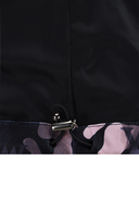 Women's Camo Pattern Hooded T-Shirt Cardigan - Light Pink