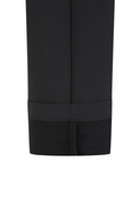 Men's Brushed Action Incision Pants - Black