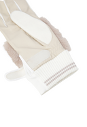 Women's Cold Proof Fur Glove - Ivory