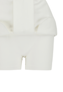 Women's Sweat Band Classic Pleats Skirt - Ivory