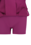 Women's Sweat Band Classic Pleats Skirt - Wine