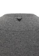 Women's Cashmere Round Sweater - Charcoal Grey