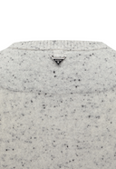 Women's Cashmere Round Sweater - Melange Grey