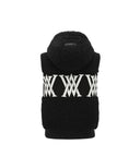 Women's Boucle Logo Hooded Sweater Vest - Black