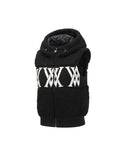 Women's Boucle Logo Hooded Sweater Vest - Black