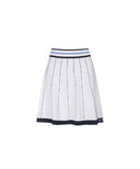 Preppy  Set-Up Skirt - White